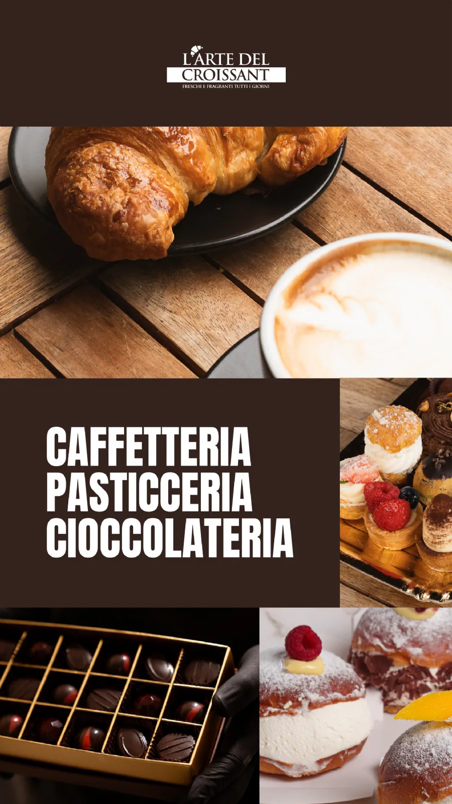 Listino online : MENU L' ARTE DEL CROISSANT BOUTIQUE - BAR BISTROT